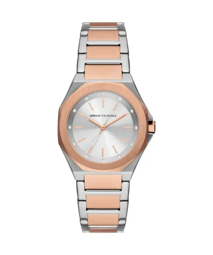 Armani Exchange Andrea WoMens Multicolour Watch AX4607 Stainless Steel (archived) - One Size