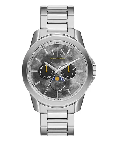 Armani Exchange Banks Mens Silver Watch AX1736 Stainless Steel (archived) - One Size