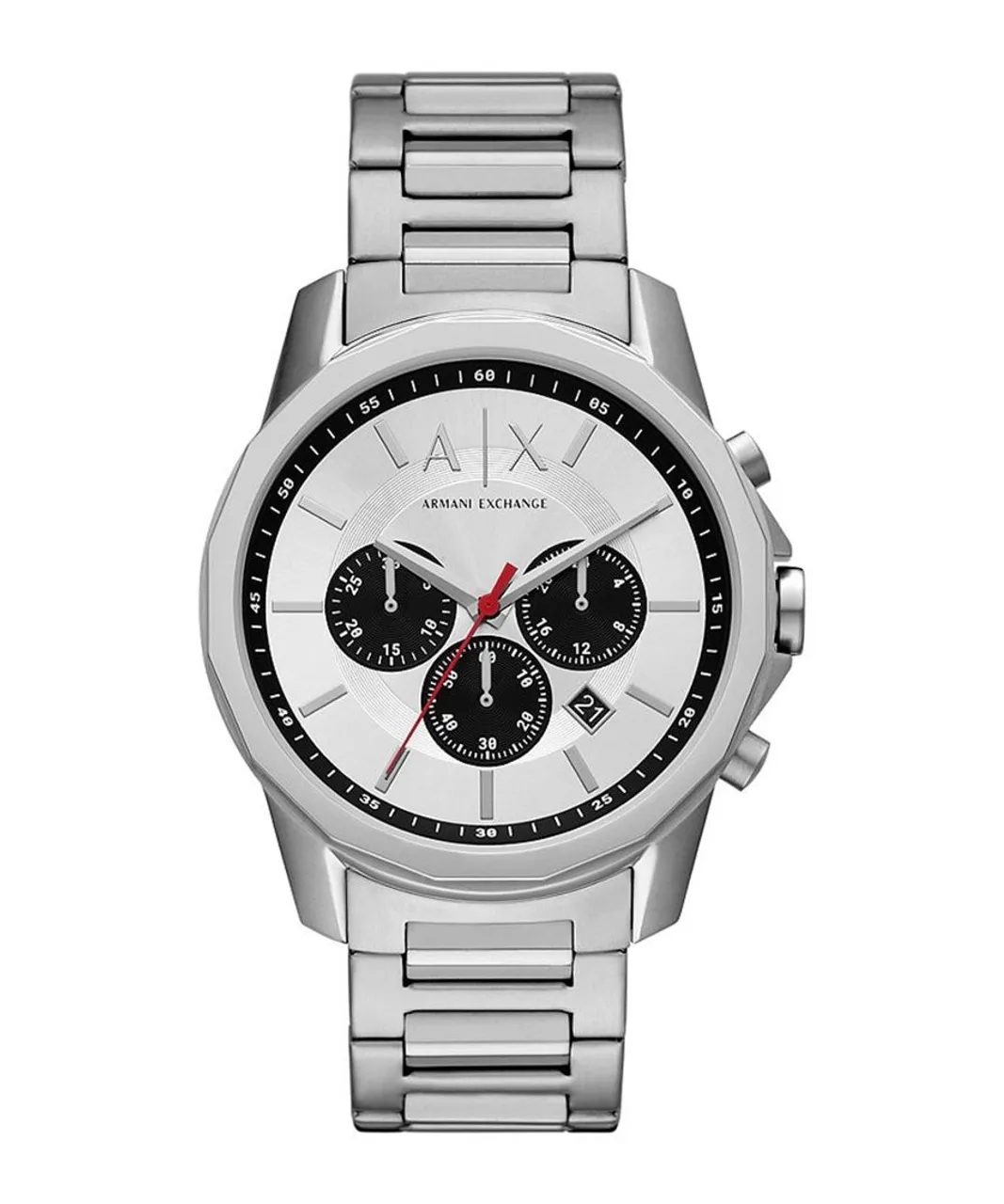 Armani Exchange Banks Mens Silver Watch AX1742 Stainless Steel (archived) - One Size