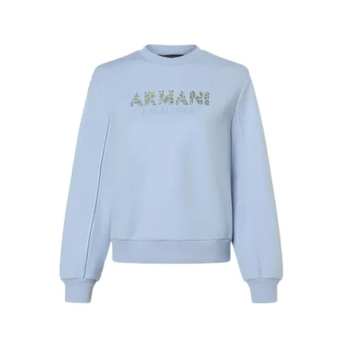 Armani Exchange , Basic Sweatshirt ,Blue female, Sizes: