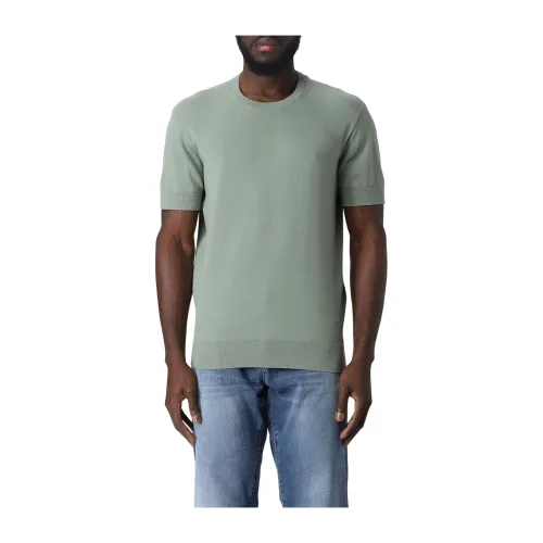 Armani Exchange , Basic T-Shirt ,Green male, Sizes: