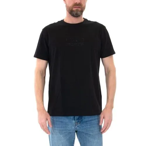 Armani Exchange Black Regular Fit T-Shirt