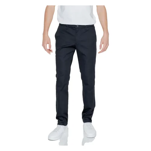 Armani Exchange , Black Zip Button Trousers Stylish Comfortable ,Black male, Sizes: