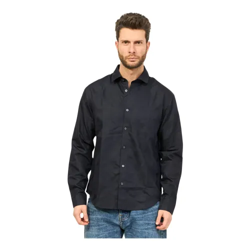 Armani Exchange , Blouses Shirts ,Blue male, Sizes: