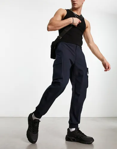 Armani Exchange cargo trousers in navy