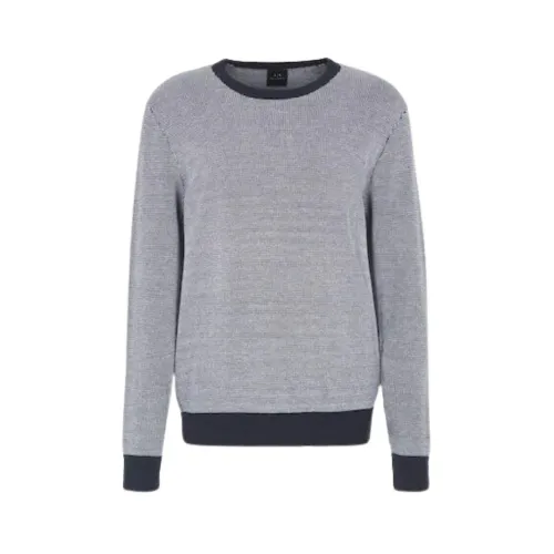 Armani Exchange , Classic Pullover ,Gray male, Sizes: