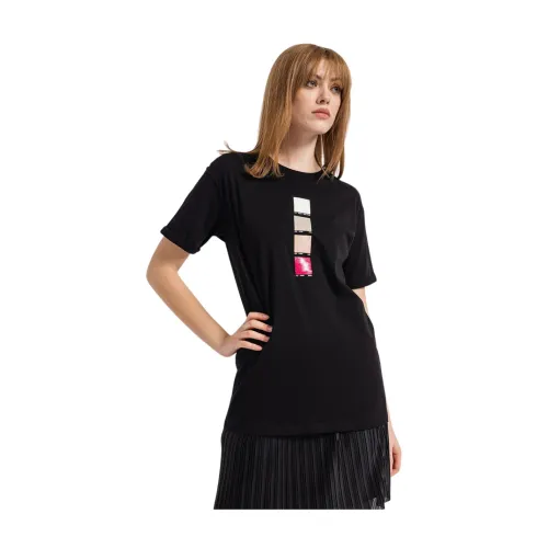Armani Exchange , Classic Style T-Shirt, Various Colors ,Black female, Sizes: