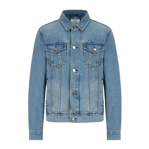Armani Exchange , Denim Jacket ,Blue male, Sizes: