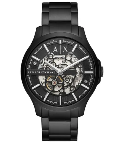Armani Exchange Hampton Mens Black Watch AX2418 Stainless Steel - One Size