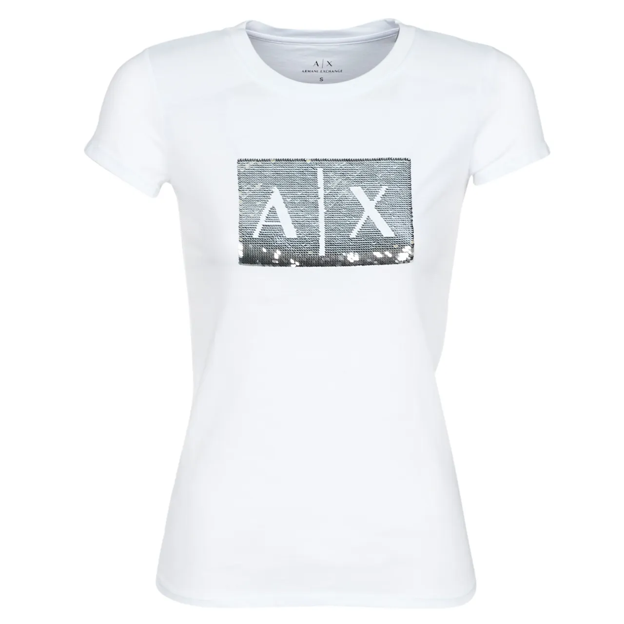 Armani Exchange  HANEL  women's T shirt in White