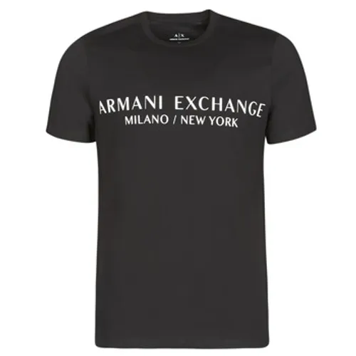 Armani Exchange  HULI  men's T shirt in Black