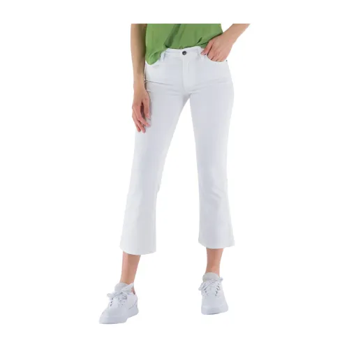 Armani Exchange , Jeans 5Tasche Crop Flare ,White female, Sizes: