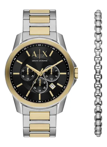 Armani Exchange Men's Analog Quartz Watch with Stainless