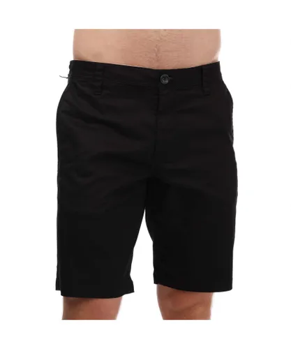 Armani Exchange Mens Bermuda Shorts in Black Cotton