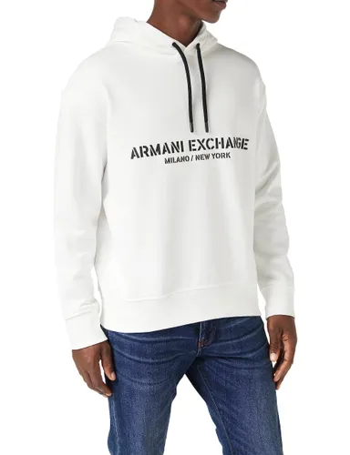 Armani Exchange Men's Cotton Frenc Terry Utility Logo Drop