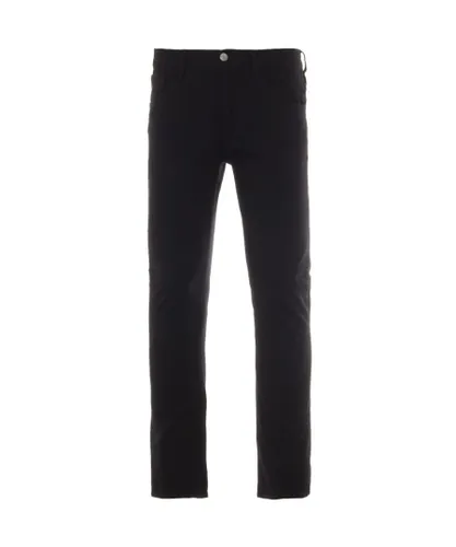 Armani Exchange Mens J13 Bull Slim Fit Jeans in Black