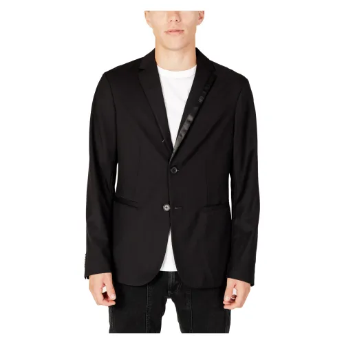 Armani Exchange , Mens Jacket Autumn/Winter Collection ,Black male, Sizes: