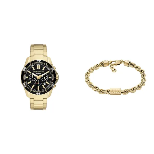 ARMANI EXCHANGE Men's Watch and Bracelet