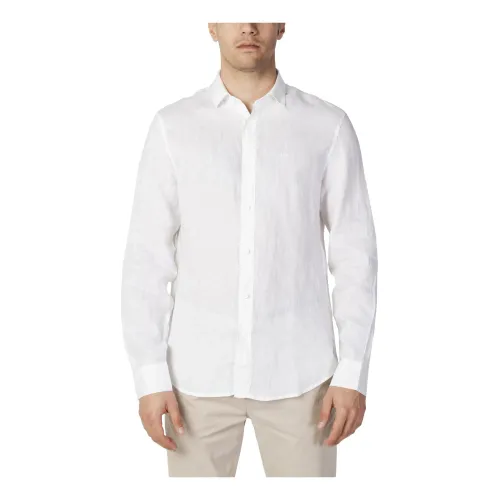Armani Exchange , Mens White Shirt ,White male, Sizes:
