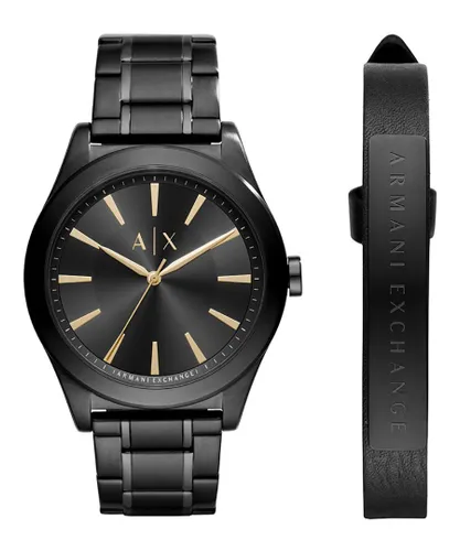 Armani Exchange Nico Mens Black Watch AX7102 Stainless Steel (archived) - One Size