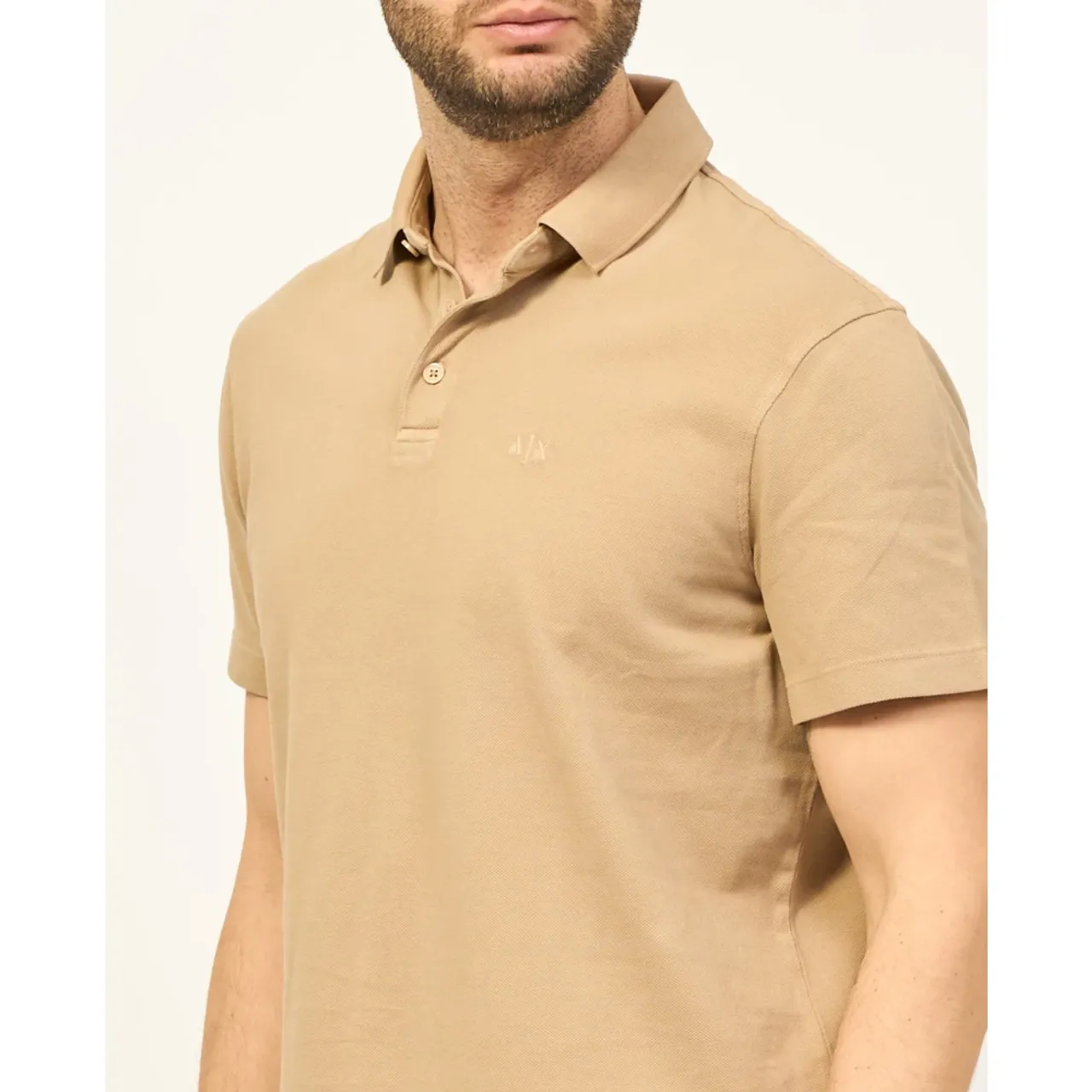 Armani Exchange , Polo Shirts ,Beige male, Sizes: