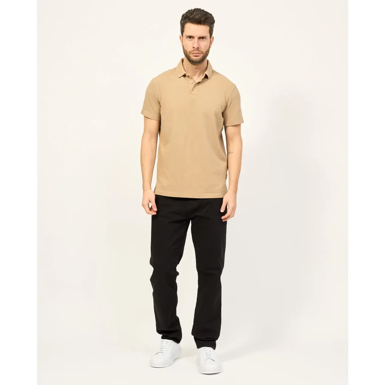 Armani Exchange , Polo Shirts ,Beige male, Sizes: