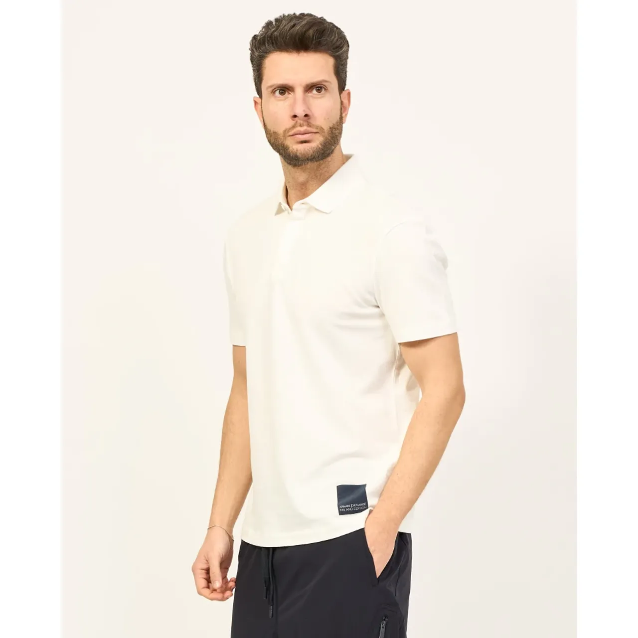 Armani Exchange , Polo Shirts ,White male, Sizes: