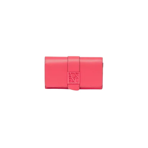Armani Exchange , Slim Leather Wallet ,Pink female, Sizes: ONE SIZE