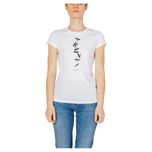 Armani Exchange , T-Shirts ,White female, Sizes: