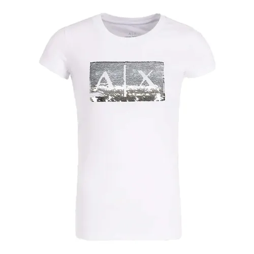 Armani Exchange , T-Shirts ,White female, Sizes: