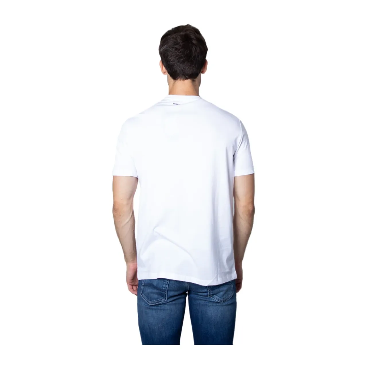 Armani Exchange , T-Shirts ,White male, Sizes: