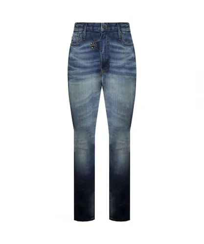 Armani Jeans Regular Fit Mens Denim - Blue Cotton