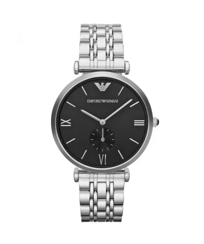 Armani Mens AR1676 Watch - Silver Stainless Steel - One Size