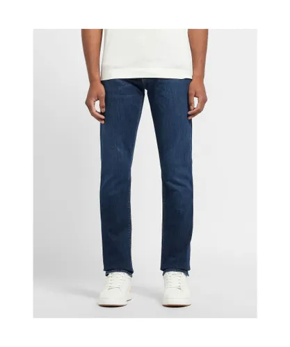 Armani Mens J06 Stone Washed Slim Fit Jeans in Cotton