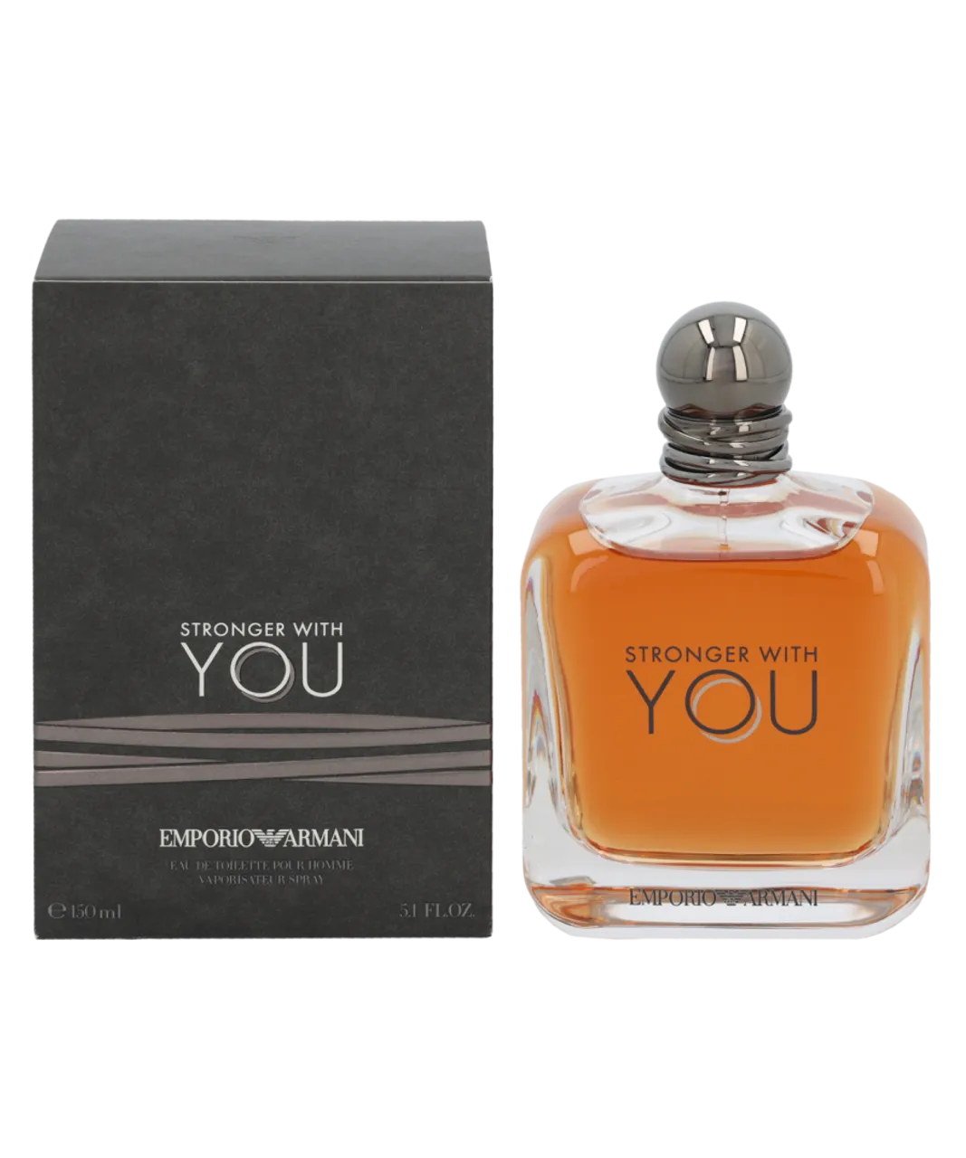 Armani Mens Stronger With You Pour Homme Edt Spray 150ml - One Size