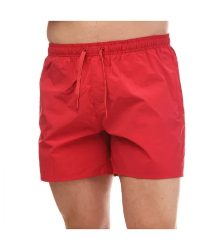 Armani Mens Swim Shorts in Red