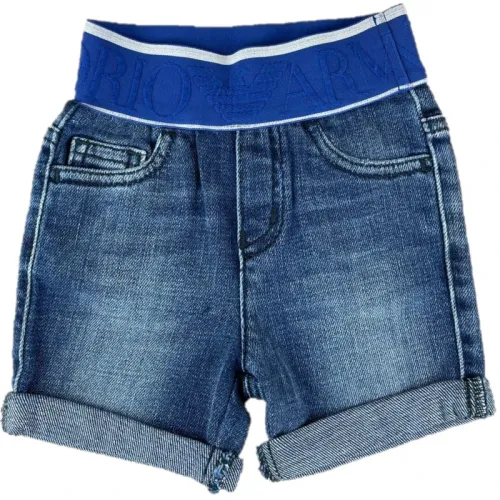 Armani , Short Jeans Elastico ,Blue female, Sizes: