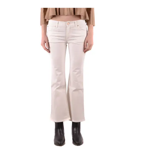 Armani , Stylish Cropped Jeans for Women ,White female, Sizes: