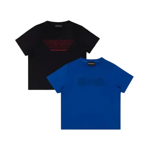 Armani , T-Shirt Bipack ,Blue male, Sizes: