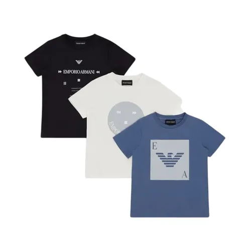 Armani , T-shirt Set 3 pack ,Blue male, Sizes: