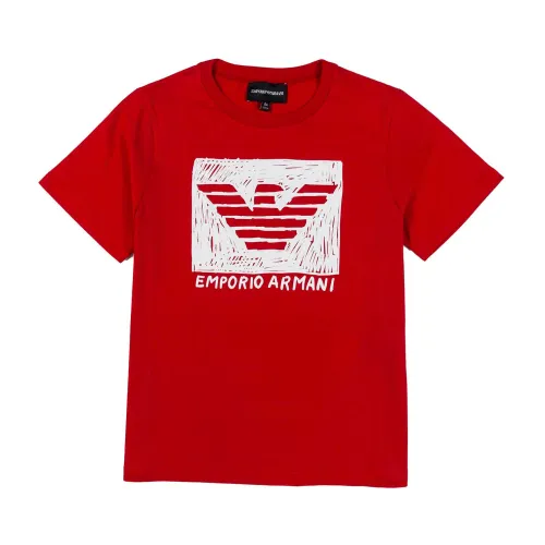 Armani , T-Shirts ,Red male, Sizes: