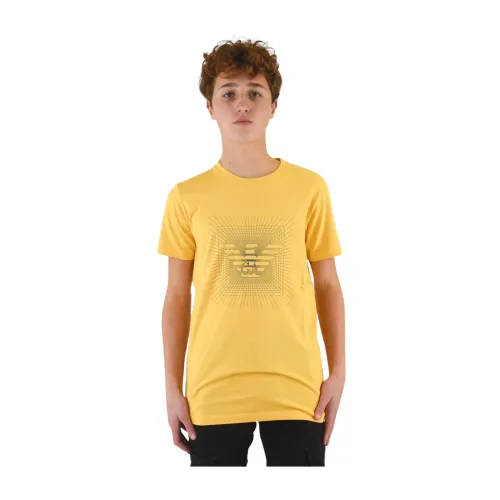 Armani , T-Shirts ,Yellow male, Sizes: