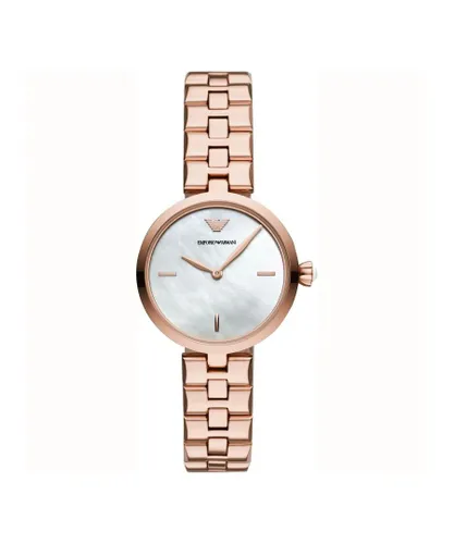 Armani Womens Ladies AR11196 Watch - Rose Gold Stainless Steel - One Size