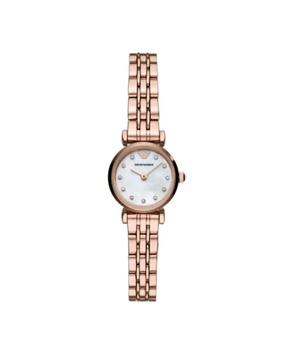 Armani Womens Ladies AR11203 Watch - Rose Gold Stainless Steel - One Size