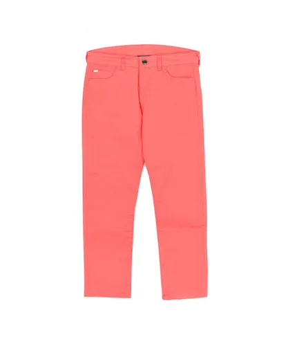 Armani Womens Long pants with straight cut 3Y5J03-5NZXZ woman - Pink Cotton