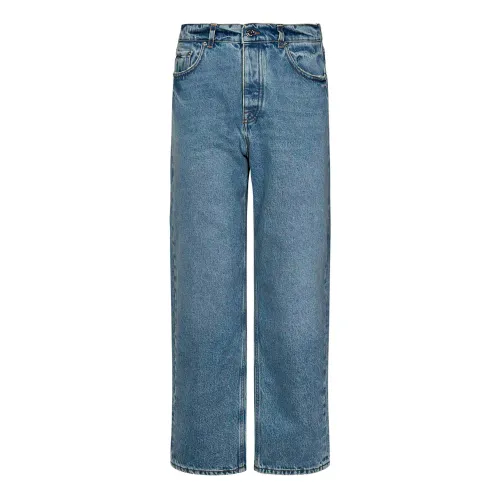 Armarium , Blue Relaxed-Fit Low-Rise Denim Jeans ,Blue female, Sizes:
