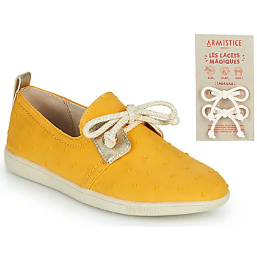 Armistice  STONE ONE  boys's Children's Shoes (Trainers) in Yellow