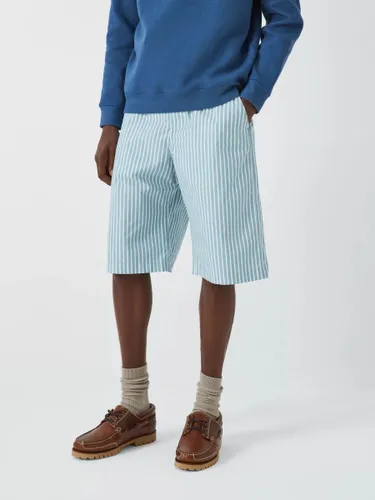 Armor Lux Raye Heritage Striped Shorts, Blue/White - Blue/White - Male