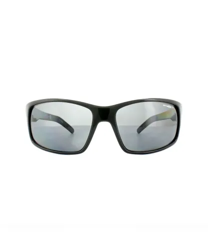Arnette Mens Sunglasses Fastball 4202 226781 Black on Graphics Grey Polarized - One
