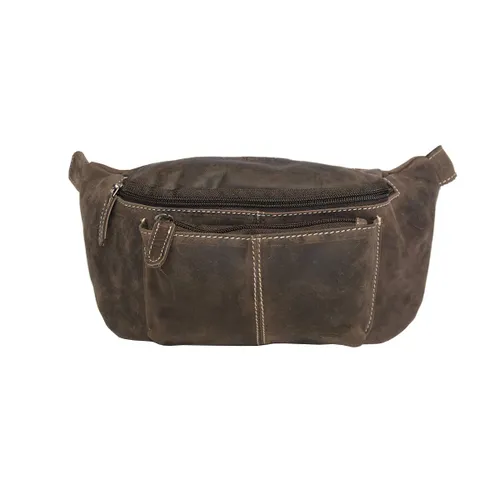 Arrigo Bum Bag Leather Belt Bag Women Men Vintage Waist Bag